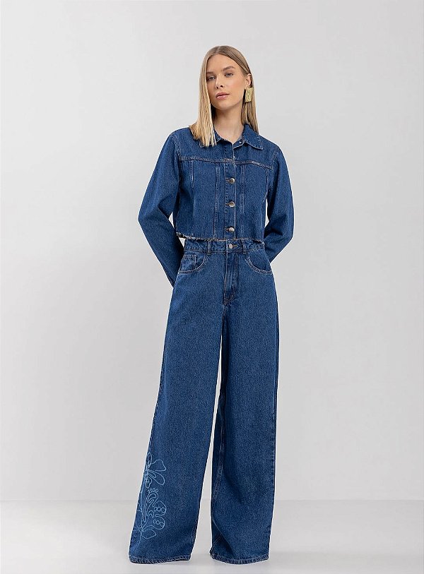 Calça Super Wide Leg
