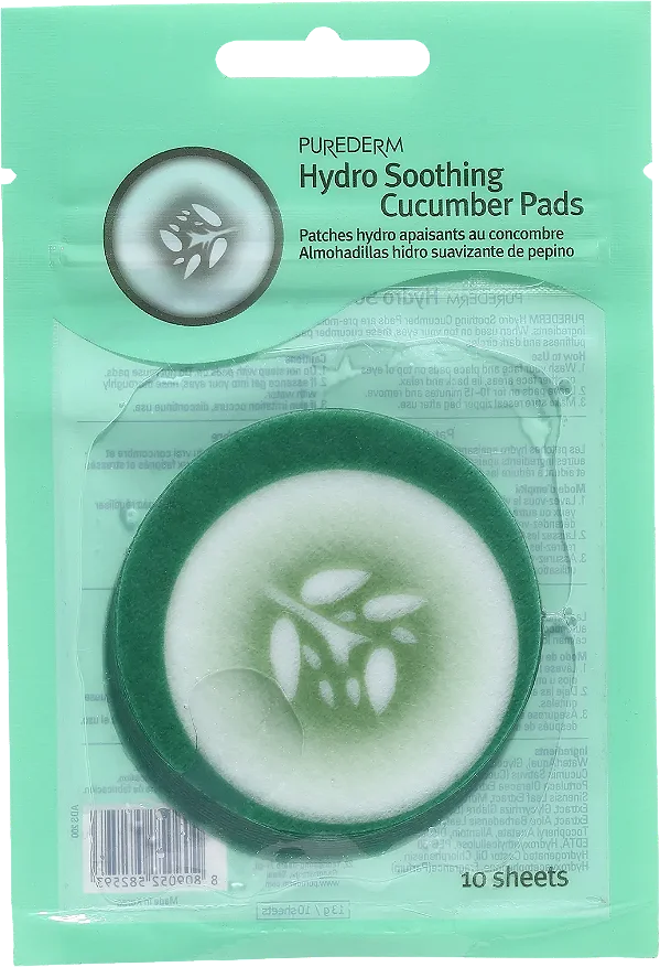 Máscara Refrescante para Olhos com Extrato de Pepino - Purederm