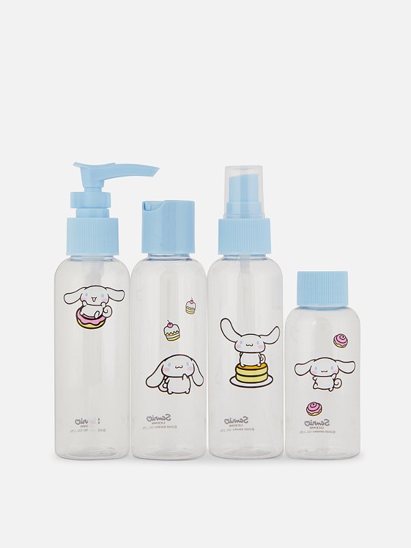 Kit Viagem (5 peças)– Hello Kitty & Cinnamoroll Azul