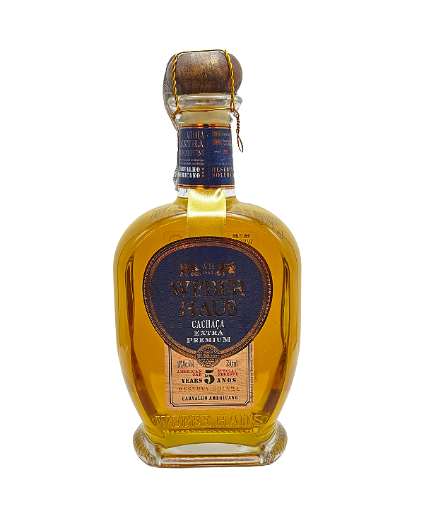 Cachaça Weber Haus Extra Premium 5 anos – Carvalho Americano 750ml