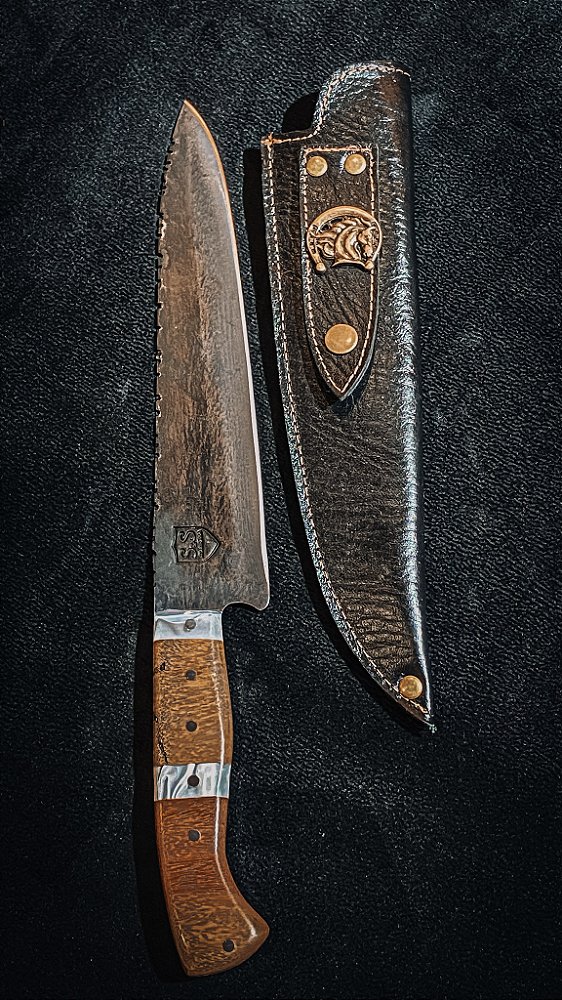 Faca Gaúcha - Brutforge Resina Branca