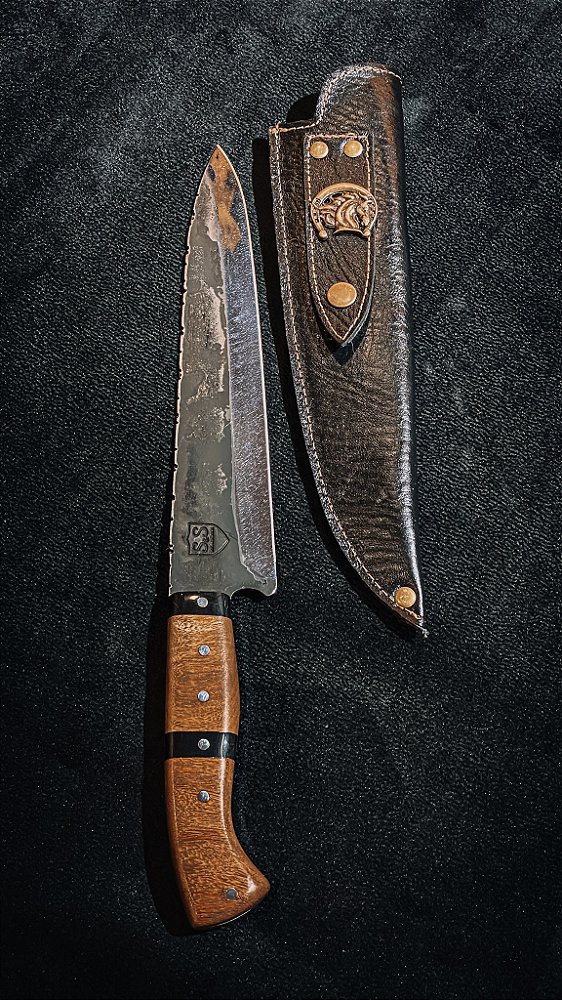 Faca Gaúcha - Brutforge Resina Preta