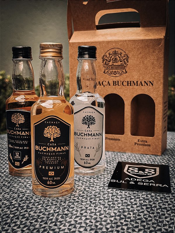 Casa Buchmann Cachaças Finas (Prata, Premium e Extra Premium)