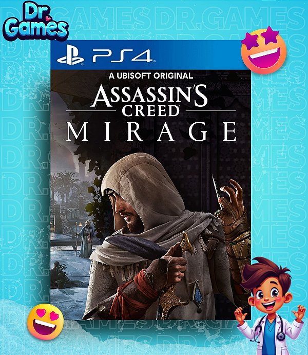 ASSASSIN'S CREED MIRAGE (EDIÇÃO PADRÃO) - PS4 MÍDIA DIGITAL