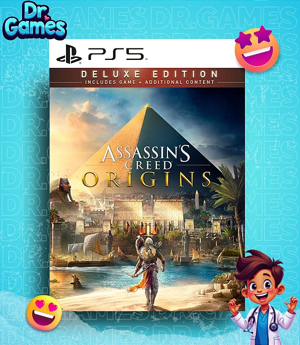 ASSASSIN'S CREED ORIGINS (DELUXE EDITION) - PS5 MÍDIA DIGITAL