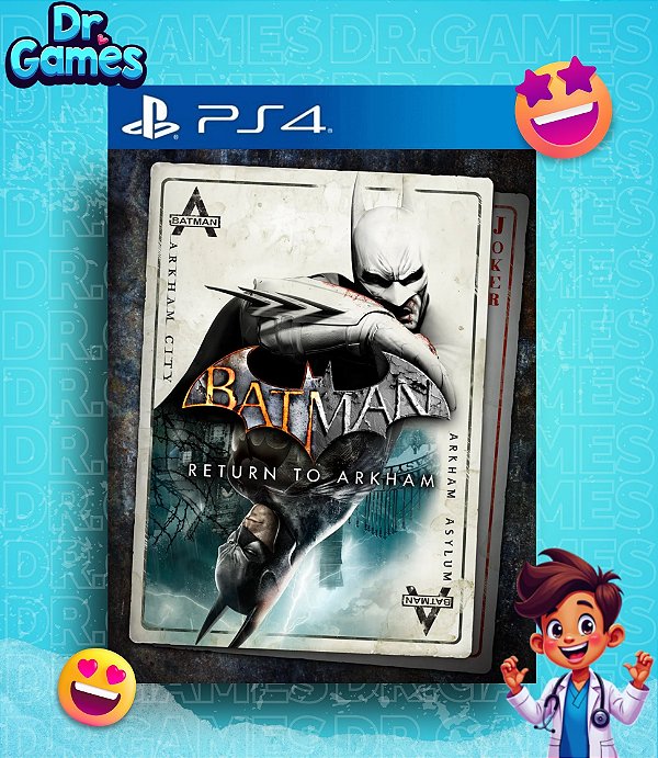 BATMAN: RETURN TO ARKHAM (EDIÇÃO PADRÃO) - PS4 MÍDIA DIGITAL