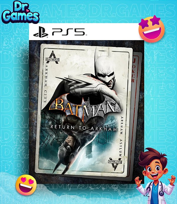 BATMAN: RETURN TO ARKHAM (EDIÇÃO PADRÃO) - PS5 MÍDIA DIGITAL