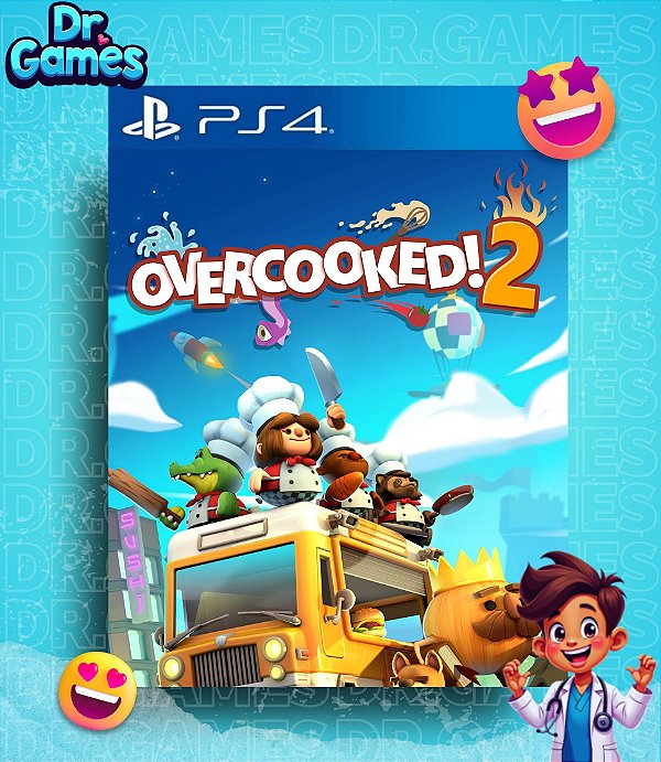 OVERCOOKED! 2 (EDIÇÃO PADRÃO) - PS4 MÍDIA DIGITAL