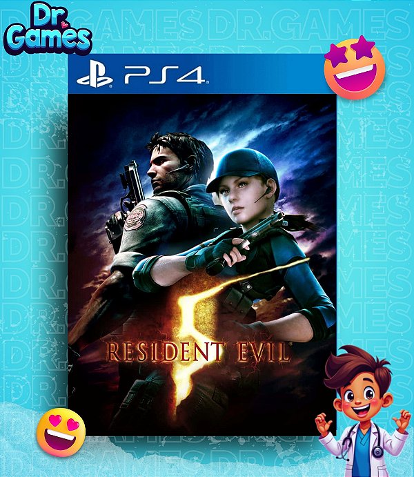 RESIDENT EVIL 5 (EDIÇÃO PADRÃO) - PS4 MÍDIA DIGITAL