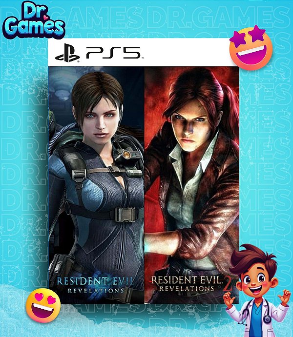 RESIDENT EVIL REVELATIONS 1 & 2 (BUNDLE EDITION) - PS5 MÍDIA DIGITAL