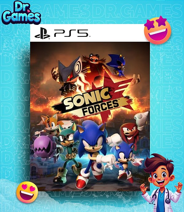 SONIC FORCES (EDIÇÃO PADRÃO) - PS5 MÍDIA DIGITAL