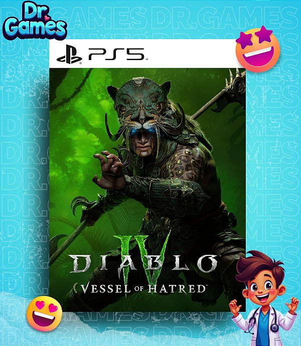 DIABLO® IV: VESSEL OF HATRED™ (EDIÇÃO PADRÃO) - PS5 MÍDIA DIGITAL