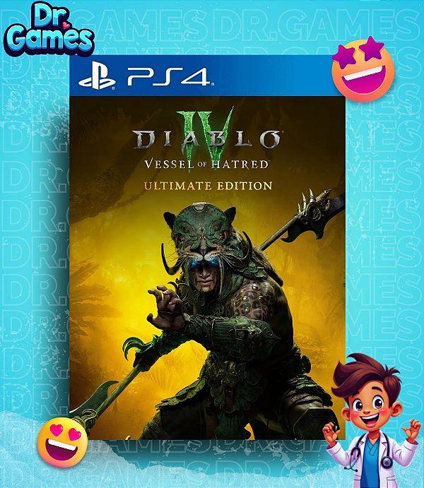 DIABLO® IV: VESSEL OF HATRED™ (ULTIMATE EDITION) - PS4 MÍDIA DIGITAL