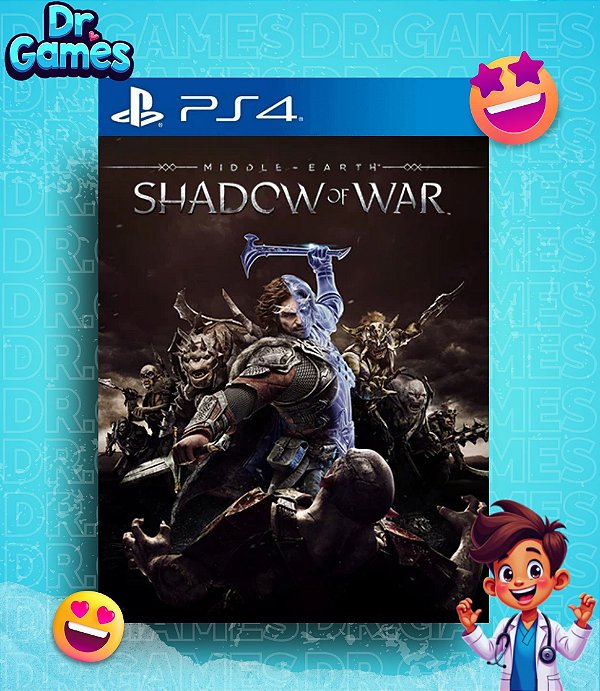 TERRA-MÉDIA™: SOMBRAS DA GUERRA™ (EDIÇÃO PADRÃO) - PS4 MIDIA DIGITAL
