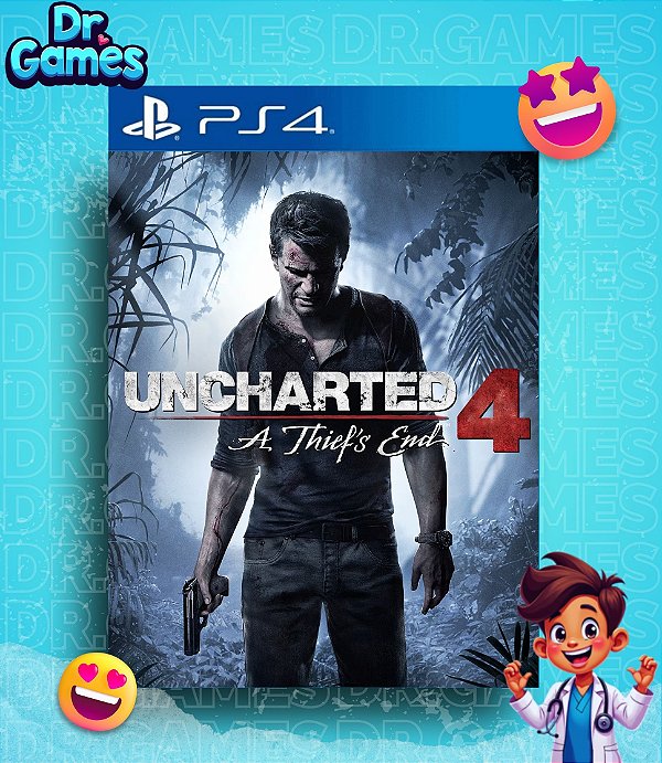 UNCHARTED 4: A THIEF’S END (EDIÇÃO PADRÃO) - PS4 MÍDIA DIGITAL