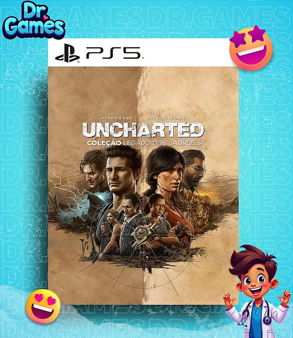 UNCHARTED: COLEÇÃO LEGADO DOS LADRÕES - PS5 MÍDIA DIGITAL