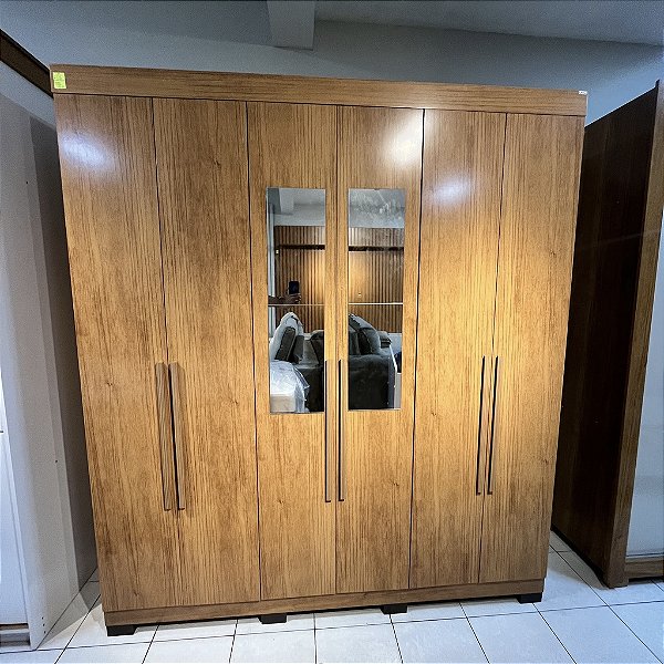 ROUPEIRO NORONHA 6 PTS - PE/ESPELHO CINAMOMO