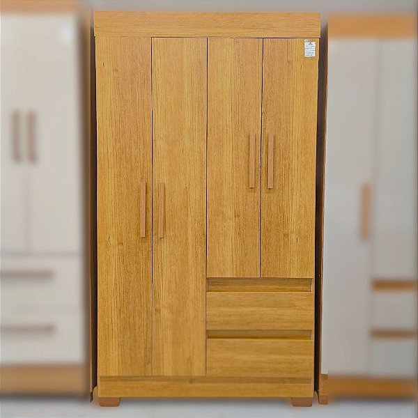 ROUPEIRO DE SOLTEIRO 4 PORTAS - CINAMOMO MAYA