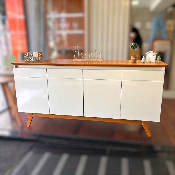 BUFFET CLASSIC 1.6 S/ ESPELHO OFF WHITE/NATURE