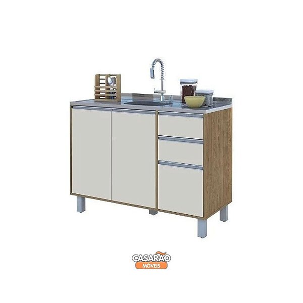 BALCAO 120 PREMIUM FREIJO/OFF WHITE