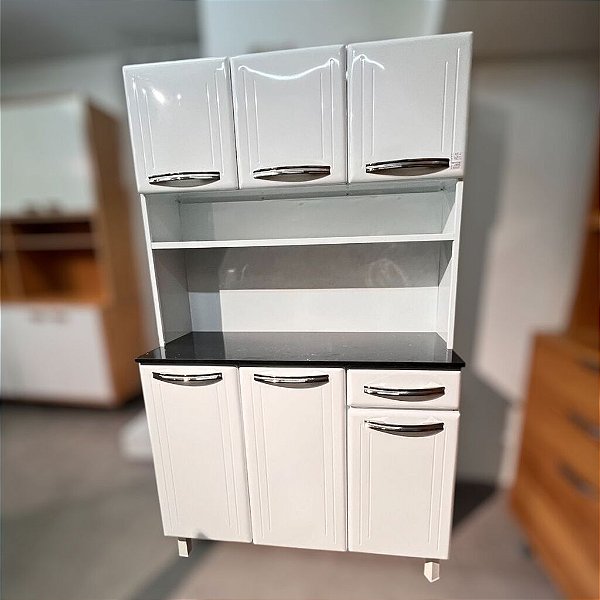 ARMÁRIO DE COZINHA DE AÇO ESMERALDA SMART BRANCO