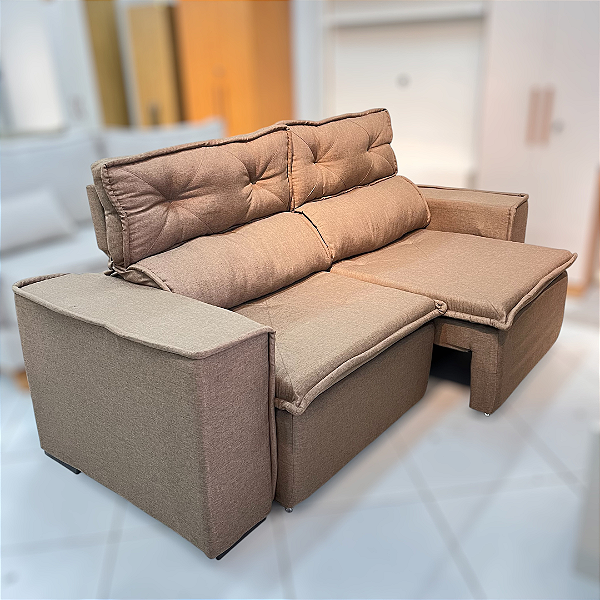 SOFA MEDELLIN 3L - LINHO CHOCOLATE L13