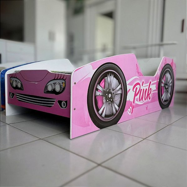 CAMA INFANTIL CARRO PINK