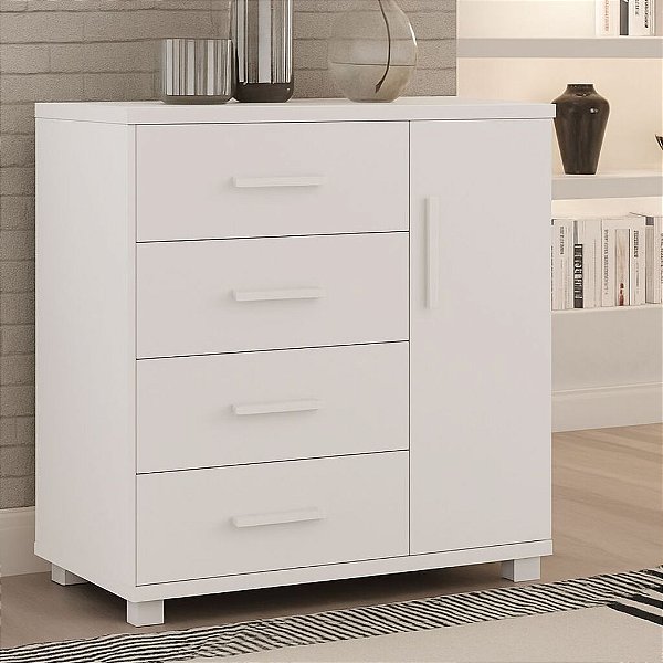 COMODA MUNIQUE C/SAPATEIRO SPECIAL - BRANCO