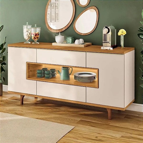 BUFFET MURANO 1.6 - OFF WHITE/CINAMOMO