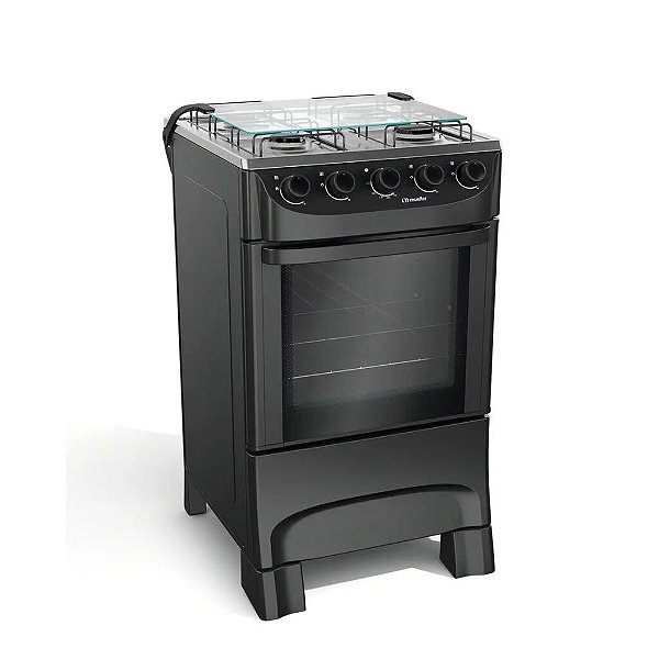 FOGÃO MUELLER MODERATTO 4 BOCAS - PRETO FOSCO