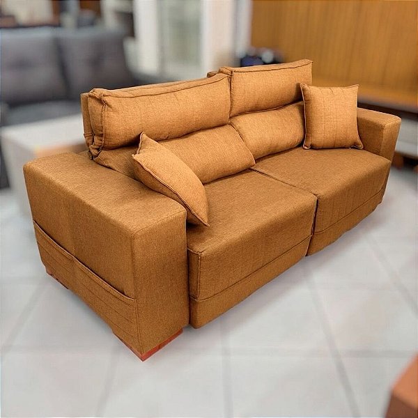 SOFA LONDRES - LINHO CARAMELO L11