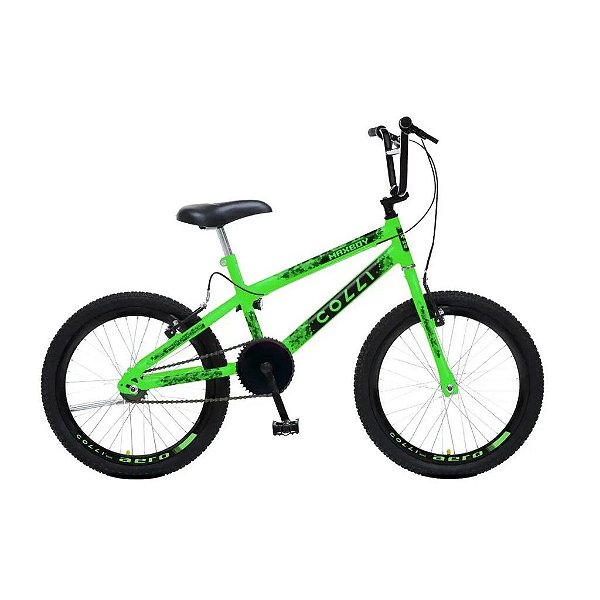 BICICLETA COLLI MAX BOY CROSS ARO 20 - VERDE NEON