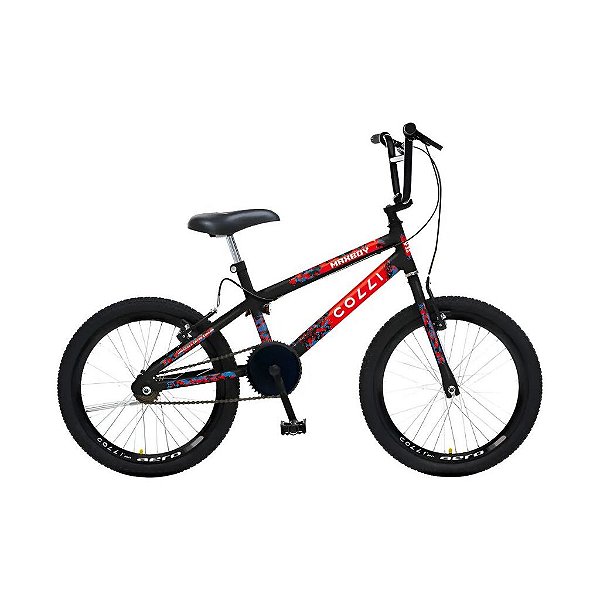 BICICLETA COLLI MAX BOY CROSS ARO 20 - PRETO FOSCO