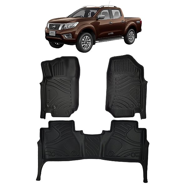Jogo Tapete Bandeja Nissan Frontier 2017 Até 2021 Automotivo