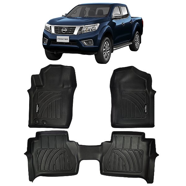 Jogo Tapete Bandeja Nissan Frontier 2014 Até Automotivo