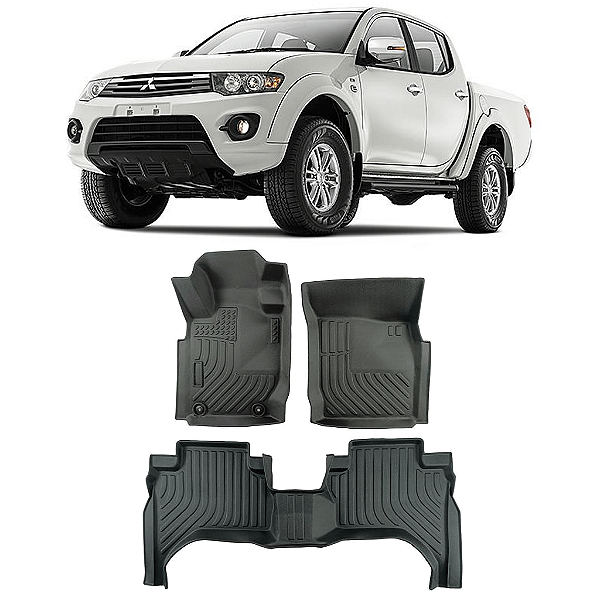 Jogo Tapete Bandeja Mitsubishi L200 Triton 2016 Até 2021 Automotivo