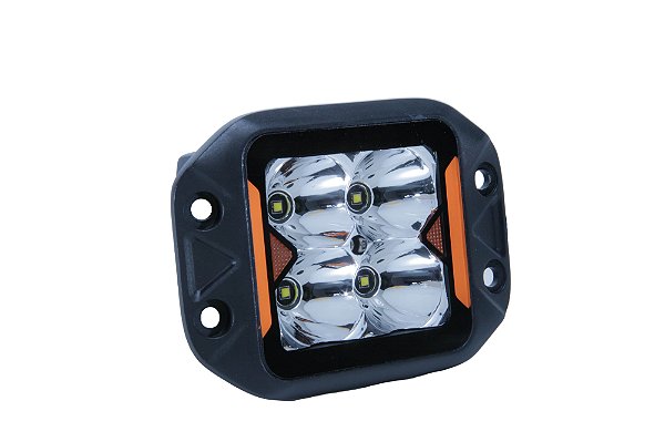 Farol LED XRoad Quadrado | 4 LEDs | 20W | 1800LM