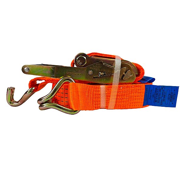 Cinta com Catraca 50mm x 8m – Gancho Tipo J – 2500kg