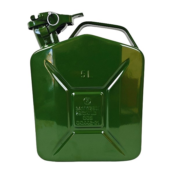 Galão Combustivel Metal 5L Verde