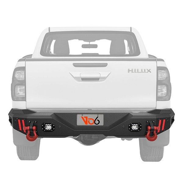 Parachoque Traseiro Hilux 16+ C-Sup E Gch Mod2