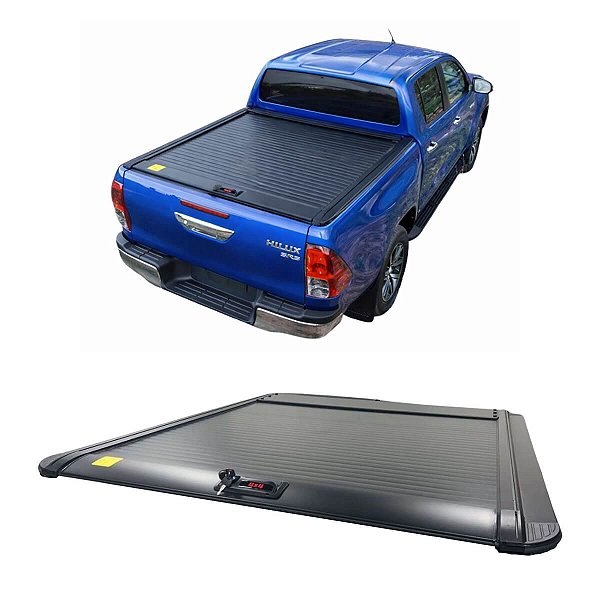 Capota Marítima Rígida Retrátil Manual Toyota Hilux 2016+ Cabine Dupla