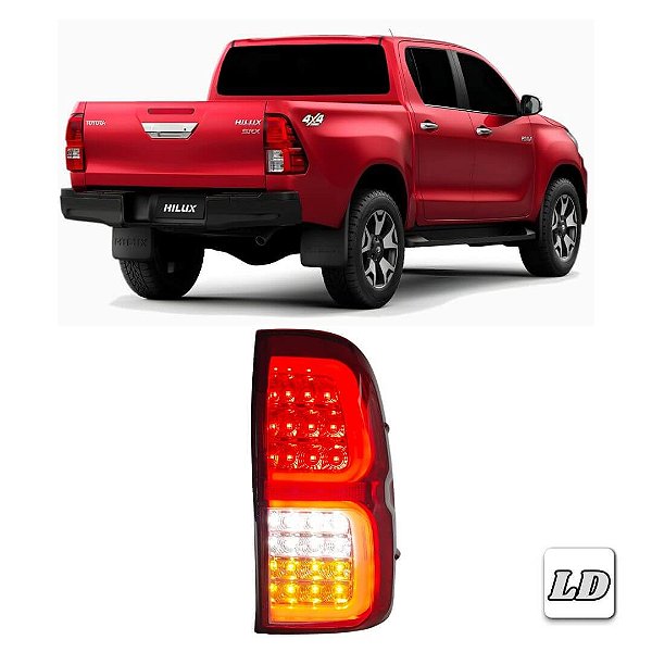 Lanterna Traseira Full LED Toyota Hilux 2016 a 2020 Lado Direito