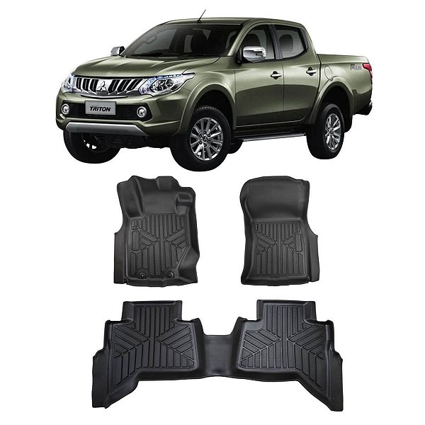 Tapete Bandeja De Salão Mitsubishi L200 Triton 2022 a 2026