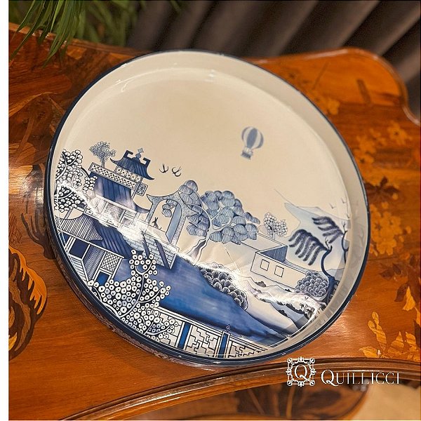PRATO DECORATIVO EM CERAMICA LI