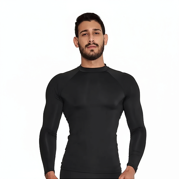 Camisa Térmica Unissex Segunda Pele UV 50+ | Conforto, Proteção Solar e Tecnologia Dry para Atividades ao Ar Livre