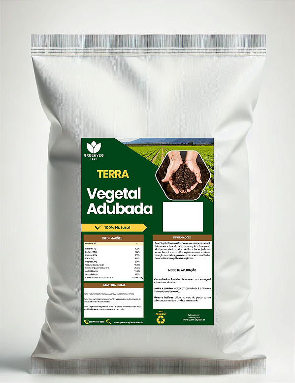 Terra Vegetal  Adubada