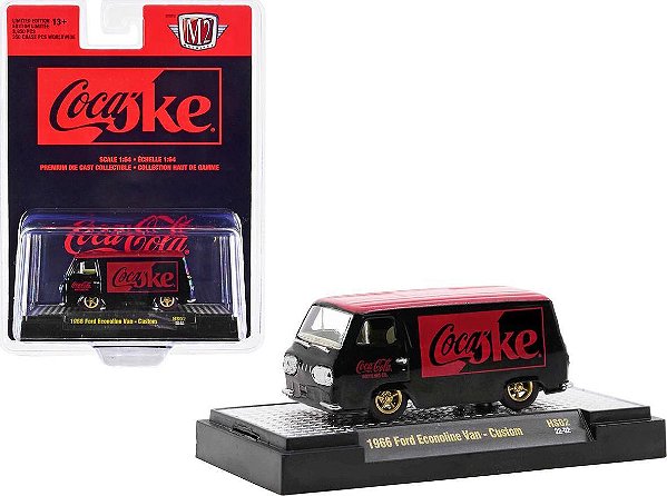 Miniatura 1/64 M2 Machines 1966 Ford Econoline Van Coca Cola