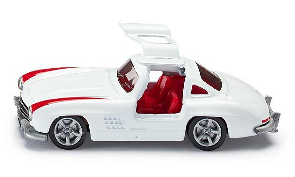 Miniatura Siku Mercedes Benz 300SL Metal Pneus Em Borracha