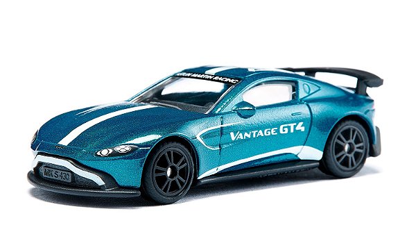 Miniatura Siku Aston Martin Vantage GT4 Pneus De Borracha