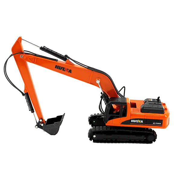 Miniatura Escavadeira Esteira Huina 1722 1/50 Em Metal